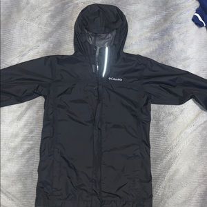 Kids Large Black Columbia Wind Breaker